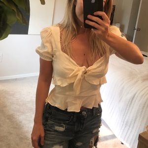 Forever 21 cropped blouse